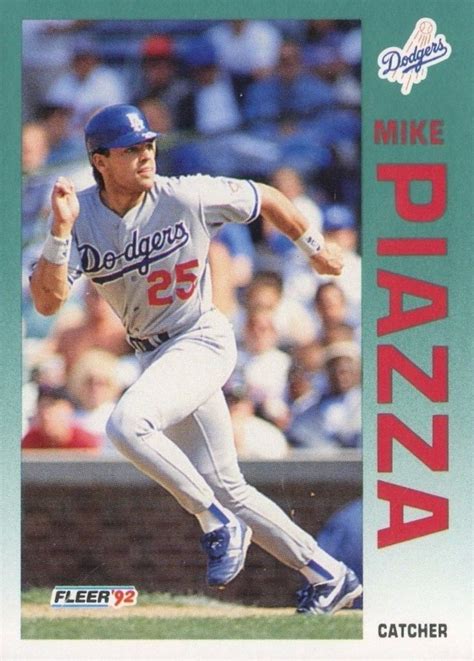 mike piazza rookie card|donnie leshnock rookie cards.